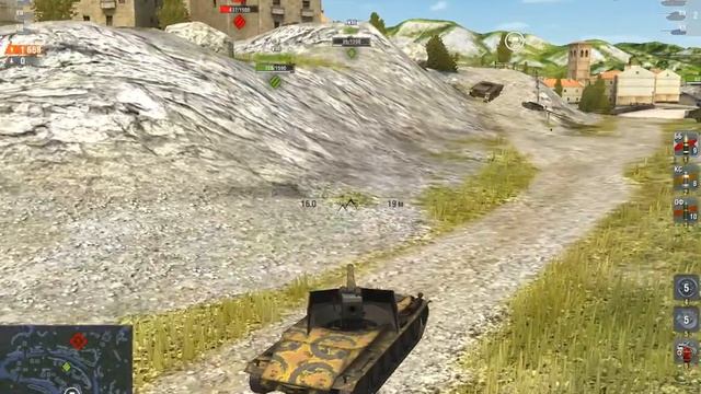 Бой на Rhm.-Borsig Waffentrager (БОРЩ) | WOT BLITZ | ВОТ БЛИЦ смотреть онлайн