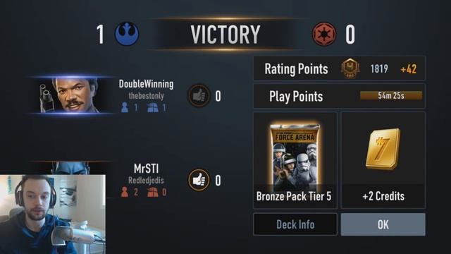 STAR WARS FORCE ARENA: Lando Calrissian Deck Gameplay! - Force Arena Android Mobile Game смотреть онлайн