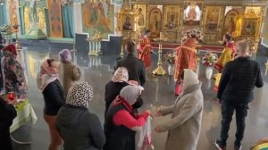 Живоносный источник, водосвятный молебен, крестный ход 2021