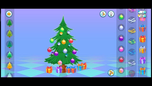 наряжаю ёлочку в игре Bubbu смотреть онлайн