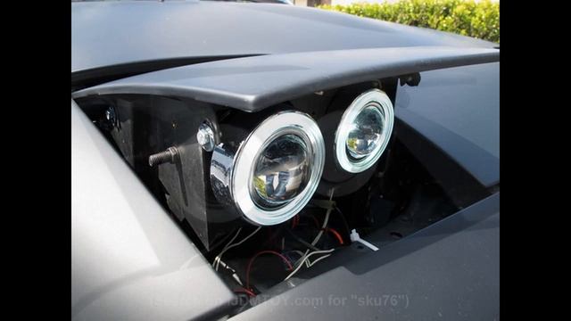 Old School Mazda Miata w/ Angel Eye projector lights Pt1 смотреть онлайн