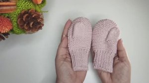 Как связать детские варежки. Попетельный мастер-класс для начинающих