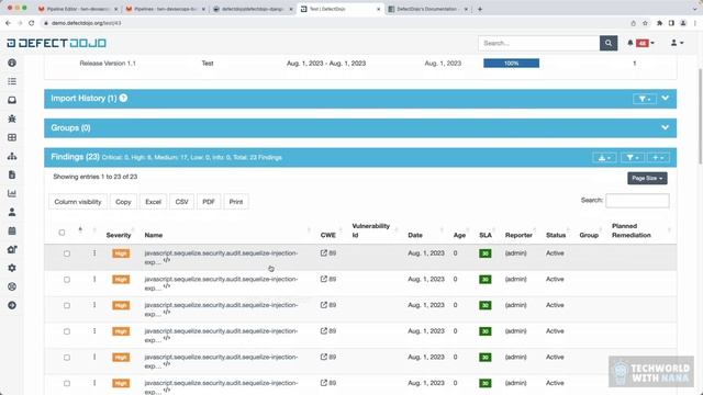 24 - Introduction to DefectDojo, Managing Security Findings, CWEs смотреть онлайн