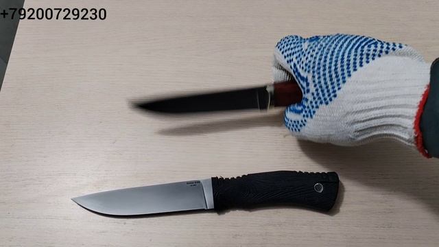 Обзор ножей от Андрея Горшкова из стали BOHLER S390 и СРR смотреть онлайн