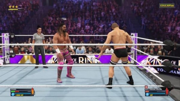 WWE2K24 CESARO VS SETH ROLLINS