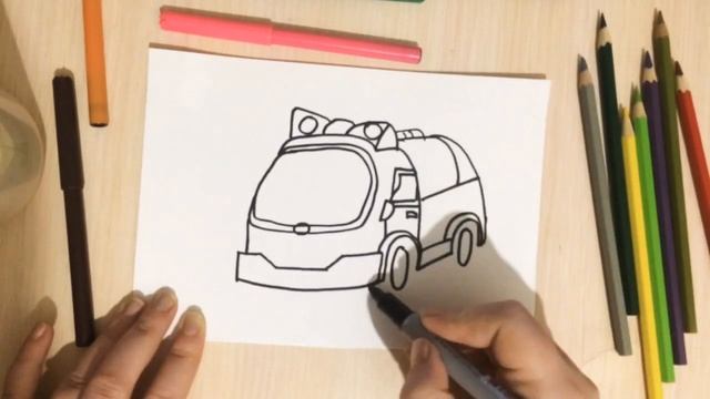 Как нарисовать РОБОКАР. Урок рисования для детей. Рисуем поэтапно