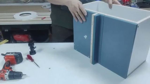 Сборка углового модуля (корпуса) в нижнюю базу кухни