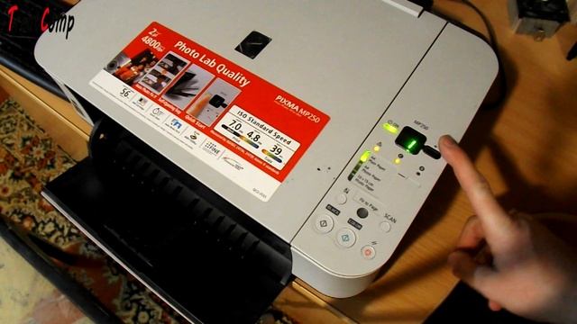 Сброс ошибки E16 в принтере Canon MP250 смотреть онлайн