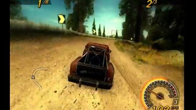 FlatOut 2. Gameplay. PlayStation 2 смотреть онлайн