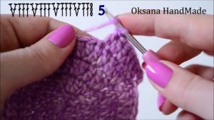 БЕРЕТ КРЮЧКОМ на любой размер. МАСТЕР КЛАСС И СХЕМА. HAT CROCHET PATTERN