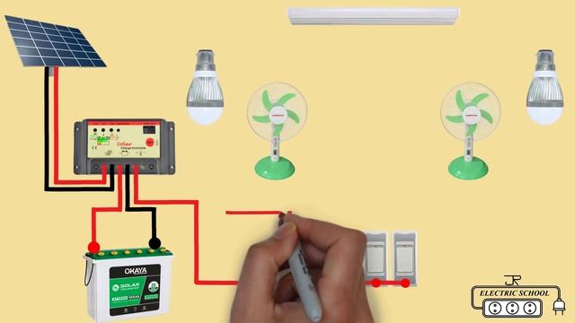 схема подключения проводов к солнечным панелям в доме смотреть онлайн