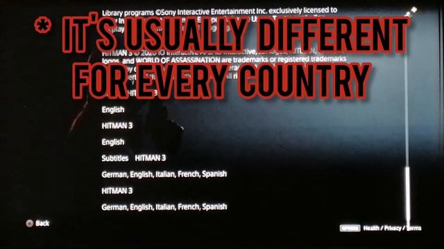 How To Change Language And Subtitles Hitman 3 (HITMAN III) On PS4 And PS5 #Hitman3 #PS4 #PS5