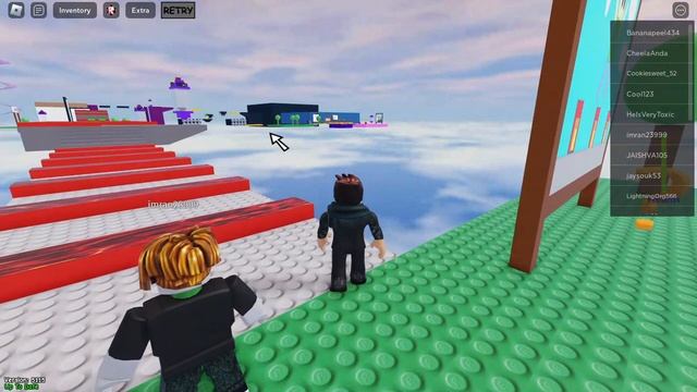 Playing "I wanna test the game" (a Roblox rage game) смотреть онлайн