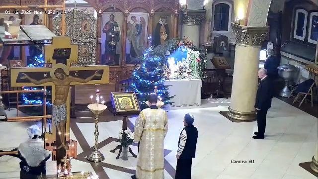 Царские часы, вечерня, Литургия (Василия Великого). 6.01.2025 смотреть онлайн