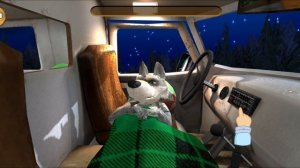 Мультфильм с волком Маша и медведь / укладываем спать волка