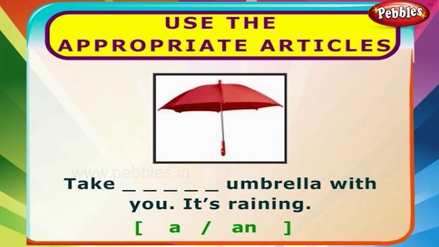 Use the Appropriate Articles | English Grammar Exercises For Kids | English Grammar For Children смотреть онлайн