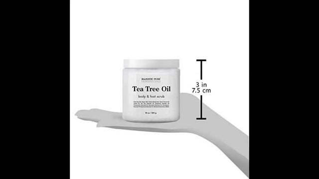 MAJESTIC PURE Tea Tree Body and Foot Scrub - Strong Shield against Fungus - Best Exfoliating смотреть онлайн