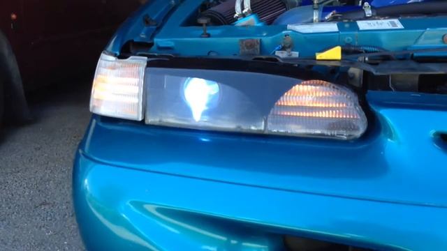 My Supercoupe retrofit headlights 6000k xenon смотреть онлайн
