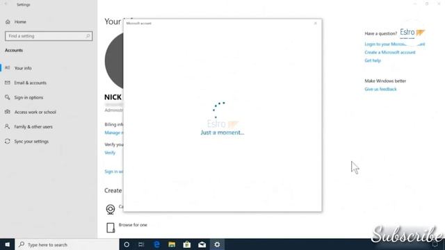 How to change your login account type In Windows 10 смотреть онлайн