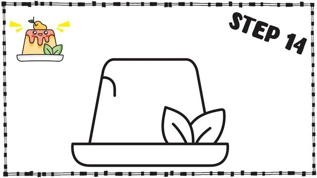 How to draw cute PUDDING 22 Step #art #artforkids #season | Little Chick Art смотреть онлайн