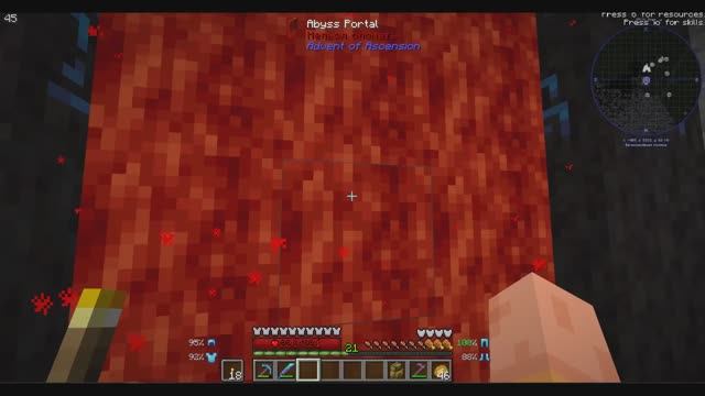 Nevermine Advent Of Ascension 1.16.5. Сегодня Creeponia, Gardencia, Abyss, Candyland.