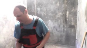 Котельная частного дома , часть4 , прокладка труб радиатора , и  нанесение обмазочной гидроизоляции