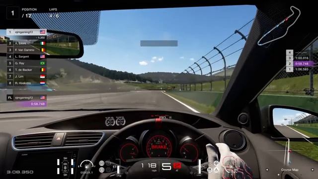 Gran Turismo®SPORT Using Honda Civic FK Type edition. смотреть онлайн