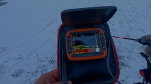 Эхолот Calypso хороший помошник при ловле хищника зимой.