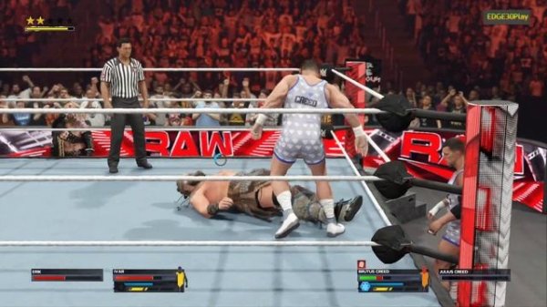 WWE2K24 IVAR VS BRUTUS CREED