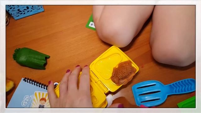 PLAY DOH гамбургеры колбаса шашлыки ПЛАСТИЛИН смотреть онлайн
