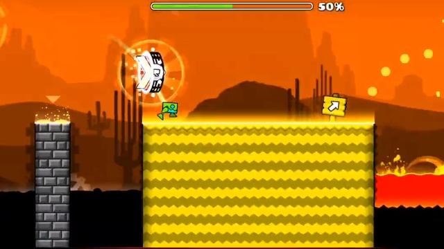 Geometry dash SubZero: Прохождение Press Start Со всеми монетами смотреть онлайн