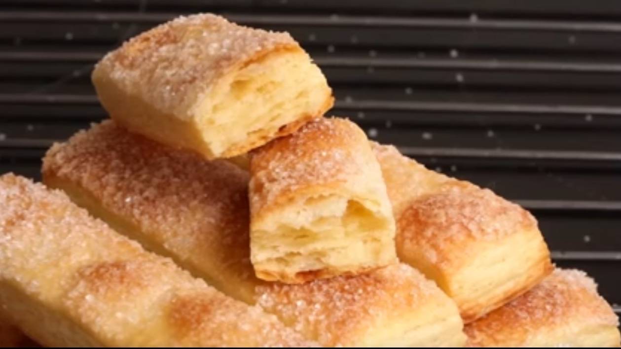 Быстрые хрустящие слоёные язычки смотреть онлайн