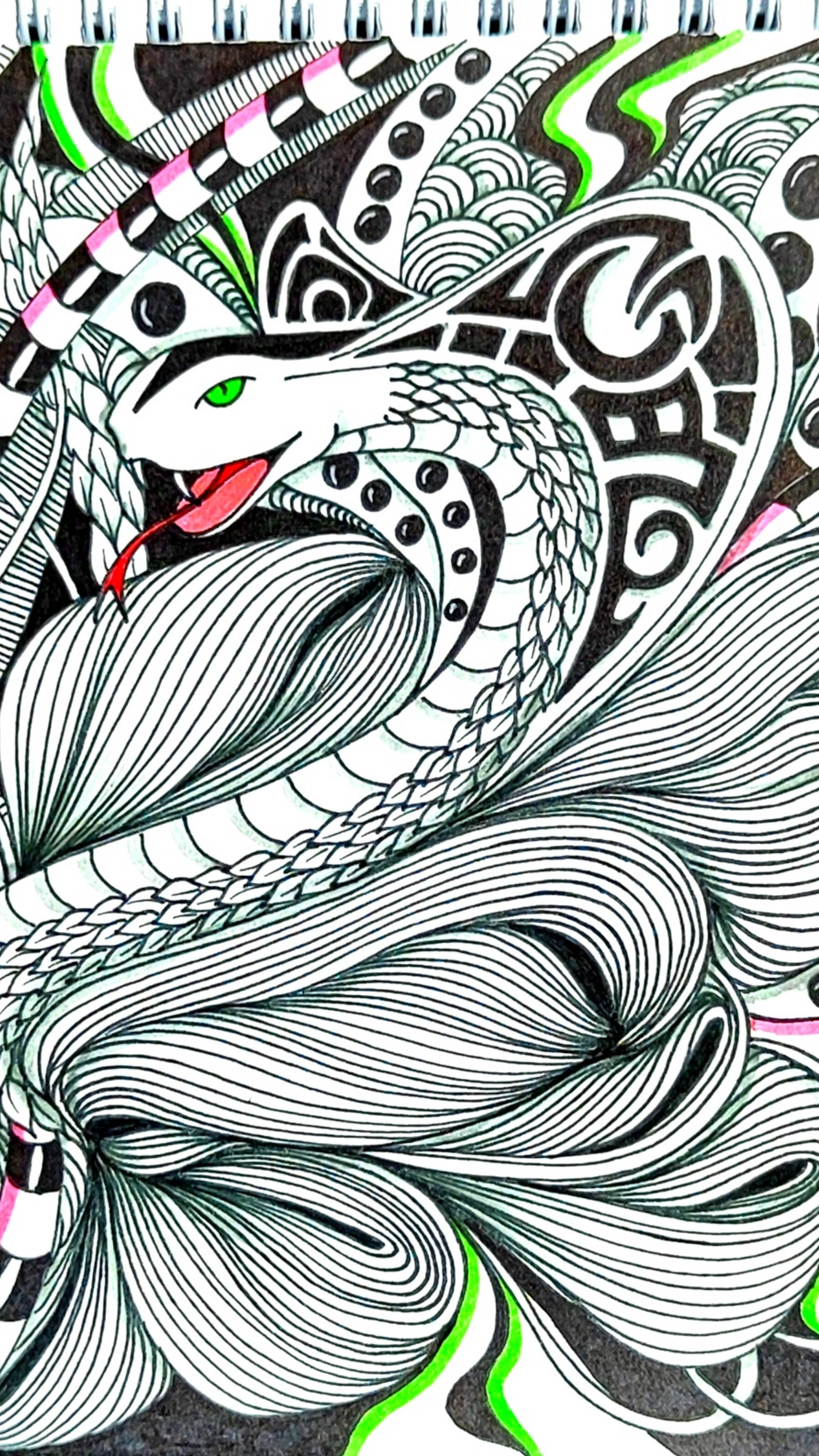 Дудлинг/Зентагл/Рисовалка