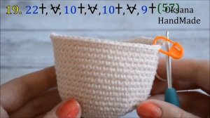 Игрушка Кролик крючком. Видео и схема. Crochet rabbit toy.