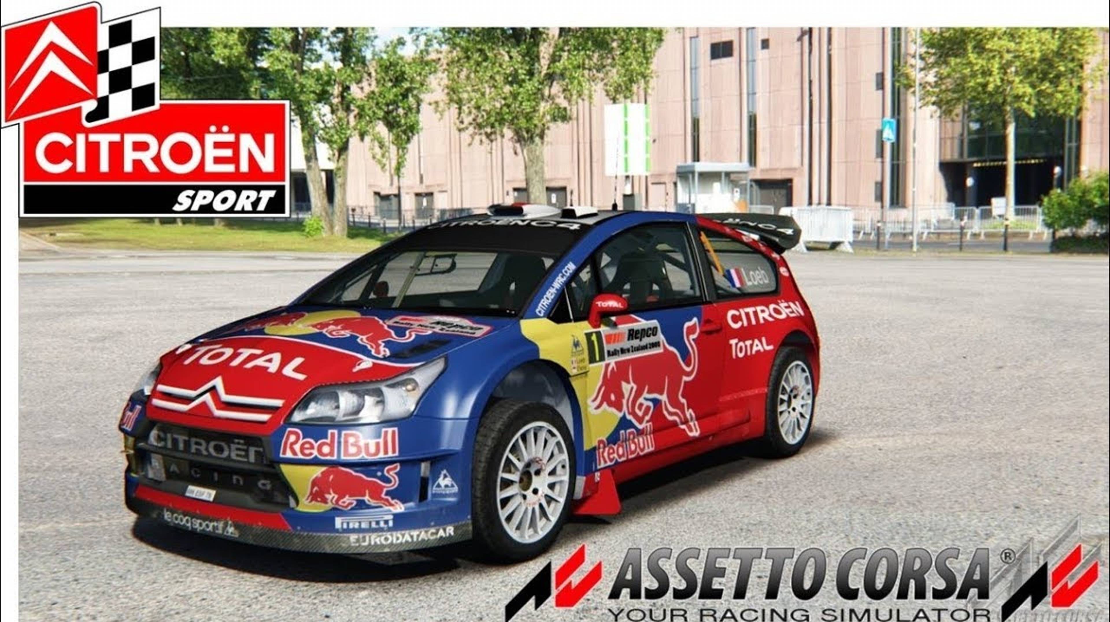 Citroen c4 WRC Себастьяна Леба 🏁 VR гонки ASSETTO CORSA шлем виртуальной реальности для гонок смотреть онлайн