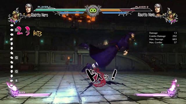 Risotto Nero 90% combo(reset), no assist|Jojo's Bizarre Adventure: All Star Battle R. смотреть онлайн