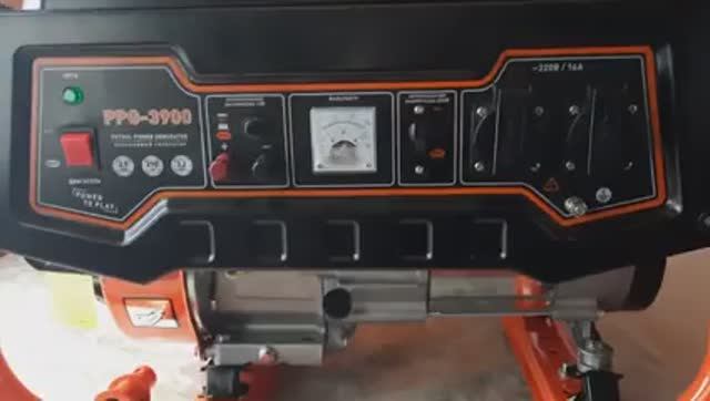 Бензиновый генератор Carver PPG3900. Тест реальной нагрузкой. Опыт эксплуатации.