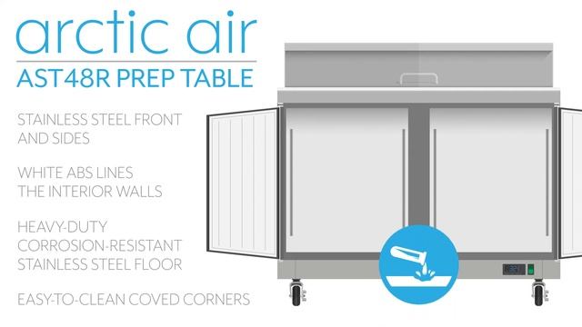 Arctic Air 48" Sandwich/Salad Prep Table смотреть онлайн
