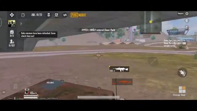 FREE FALL FUN WITH HACKER IN CHEER PARK.😂 CAR FLYING HACK AND SPEED HACK IN PUBGM.😭 смотреть онлайн