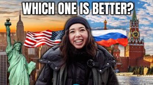 Американская девушка в Москве сравнивает США и Россию 🇺🇸🇷🇺