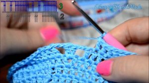 Шляпа крючком, вязание для начинающих.2/2.Мастер класс и схема. Hat crochet