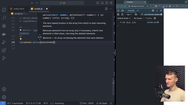 23. Frontender[1.0] JavaScript. Массивы (методы) filter, map, reduce, find, some, every, splice и д смотреть онлайн