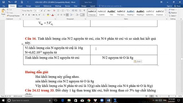 CHỦ ĐỀ OXI - TÍNH CHẤT CỦA OXI смотреть онлайн