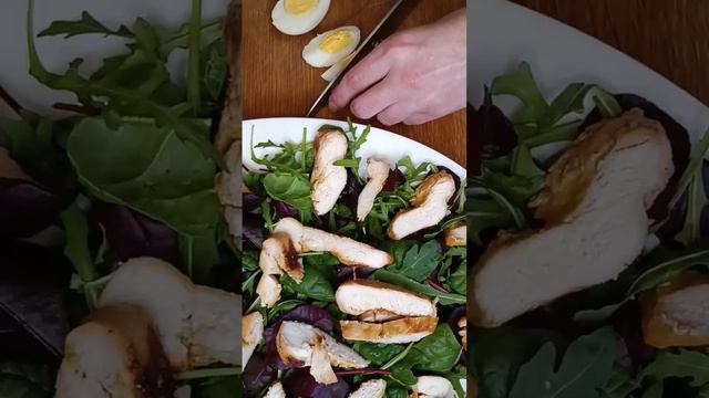 Салат з куркою #salad #cooking #food смотреть онлайн
