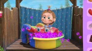 Маша и медведь пройдём уровень весёлой игры