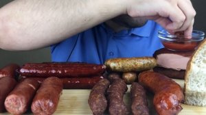 ASMR SAUSAGE PARTY | GRILLED SAUSAGES EATING (Eating Sounds) Mukbang NO TALKING