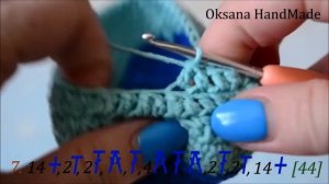 Пинетки на шнурочках. Вязание для начинающих