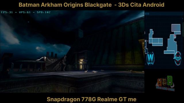 Citra Antutu | Batman Arkham Origins Blackgate Gameplay Test on Android | Snapdragon 778G / Mediate смотреть онлайн