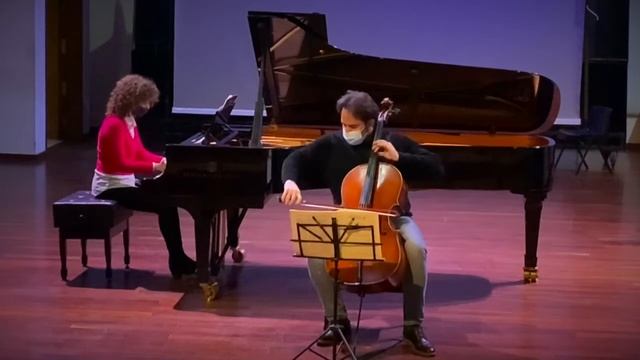 Cesar Frank 2º mov cello piano sonata смотреть онлайн