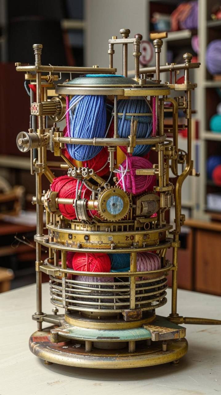 Машинка для намотки пряжи, моталка для пряжи #shorts смотреть онлайн